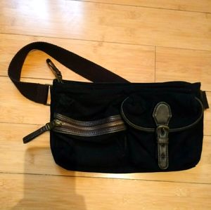 matt & nat canvas, genuine leather fannypack
